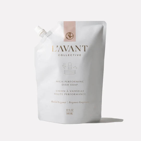 L’AVANT Dish Soap Refill in Blushed Bergamot featuring a 32 oz refill pouch