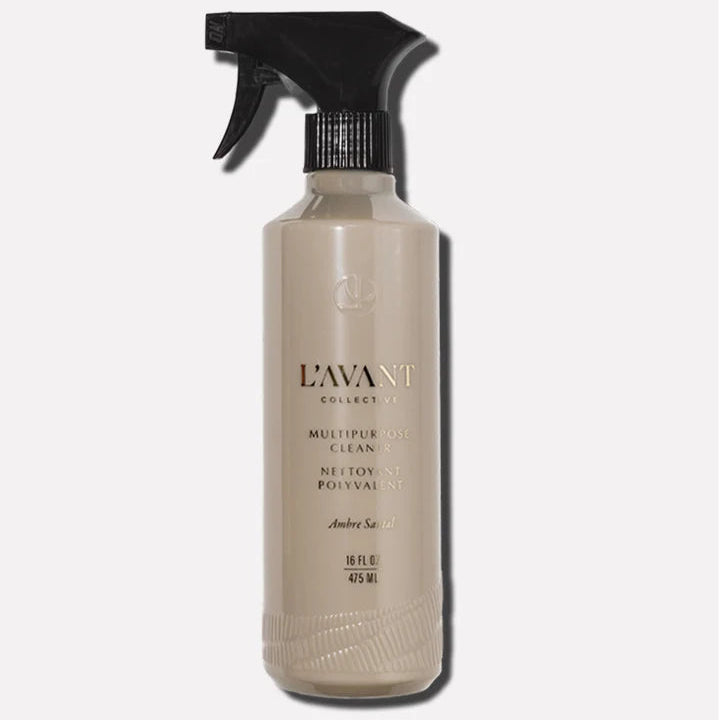 L’AVANT Collective Multipurpose Cleaner in Ambre Santal, 16 oz spray bottle