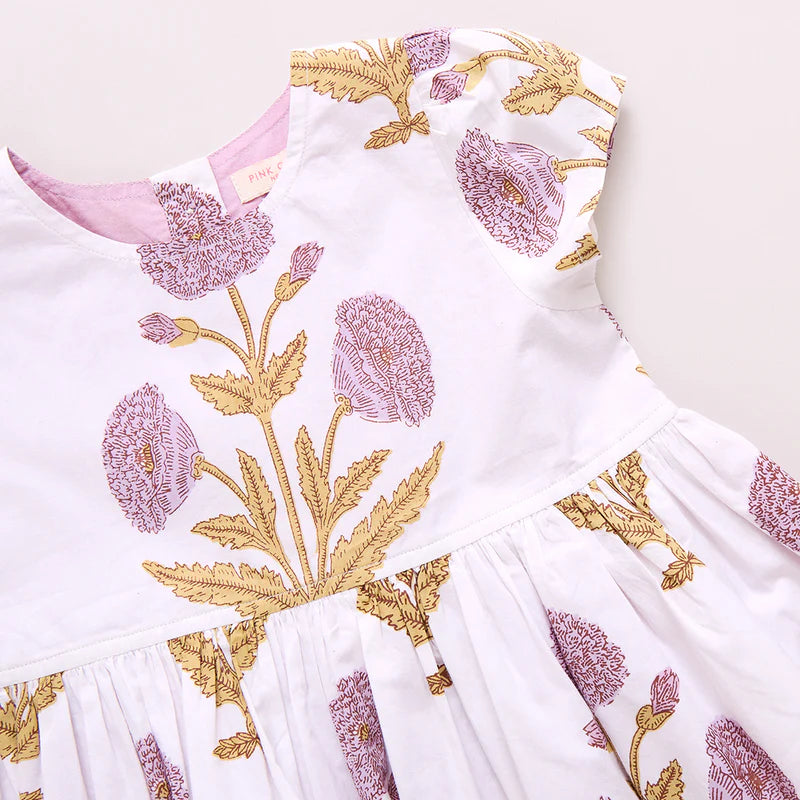 Girls Marisol Dress - Lavender Dandelion