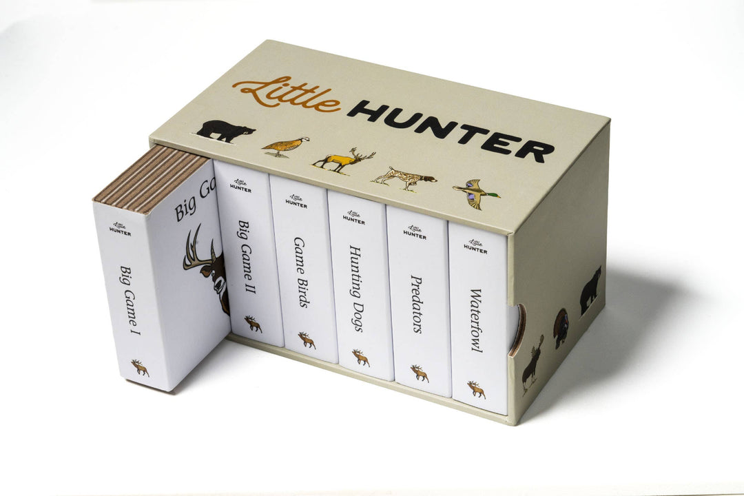 Little Hunter Book Set with Big Game I book removed from the six-book boxed set