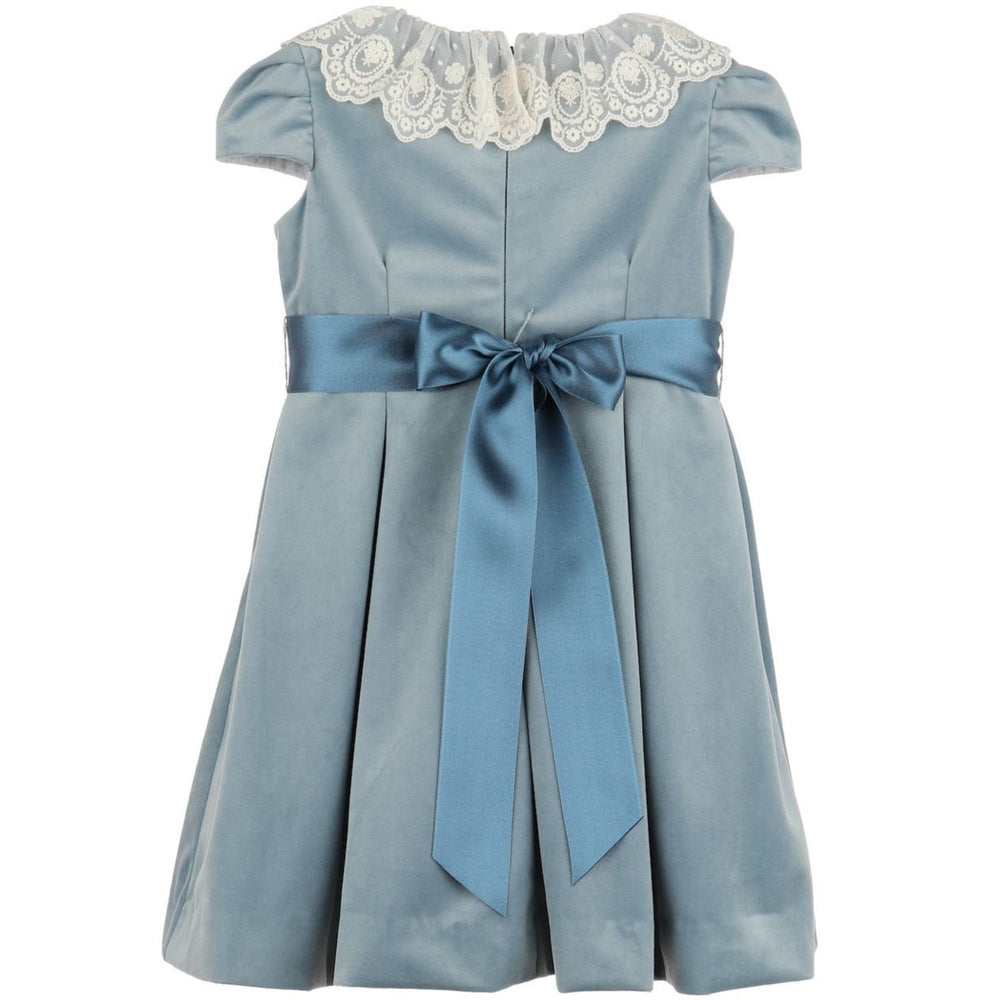 Vintage Blue Deluxe Velvet Dress