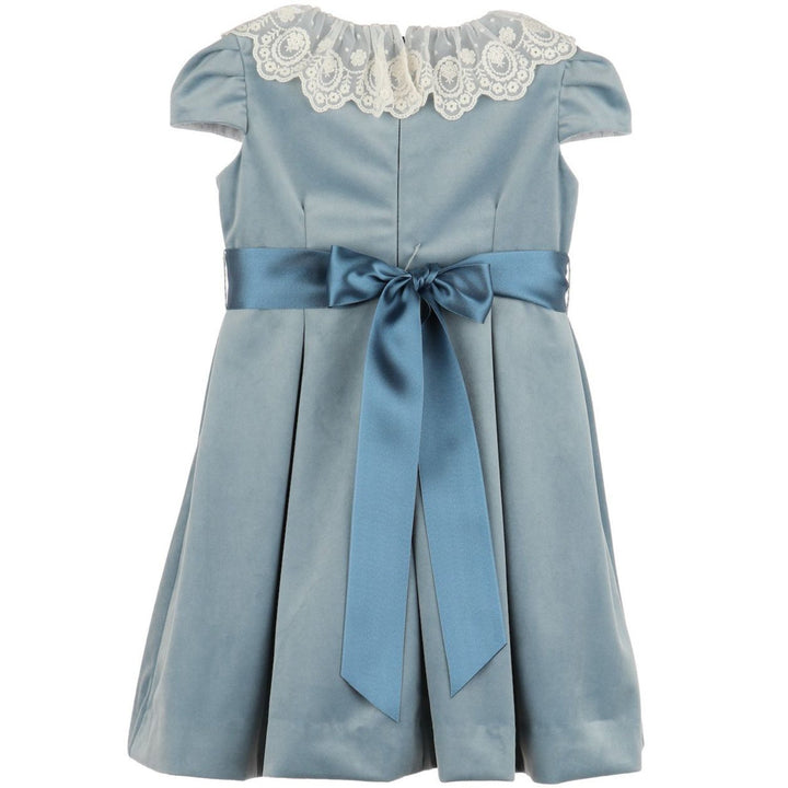 Vintage Blue Deluxe Velvet Dress