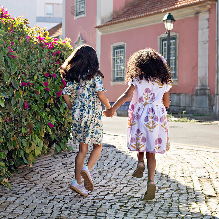 Girls Marisol Dress - Lavender Dandelion