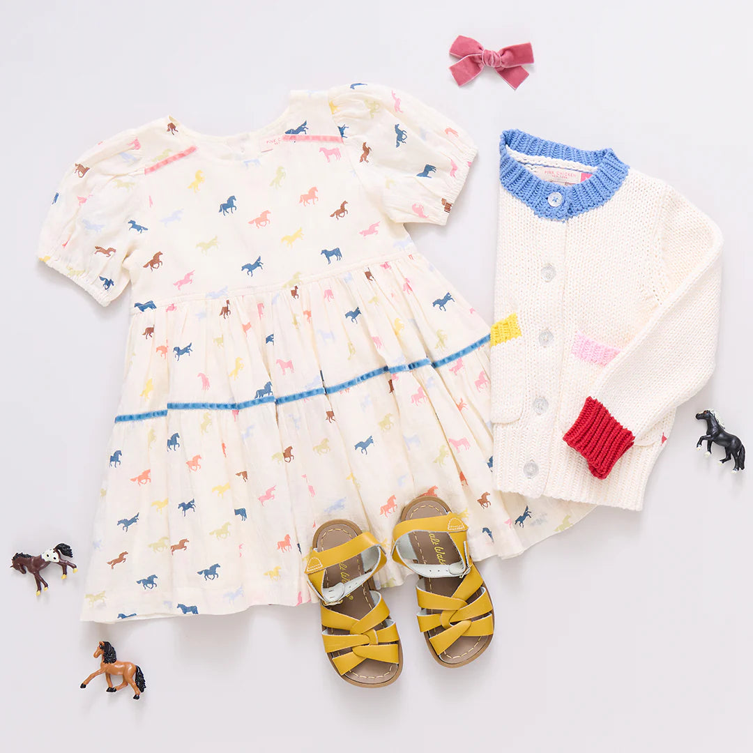 Girls Cali Colorblock Sweater - Multi Trim