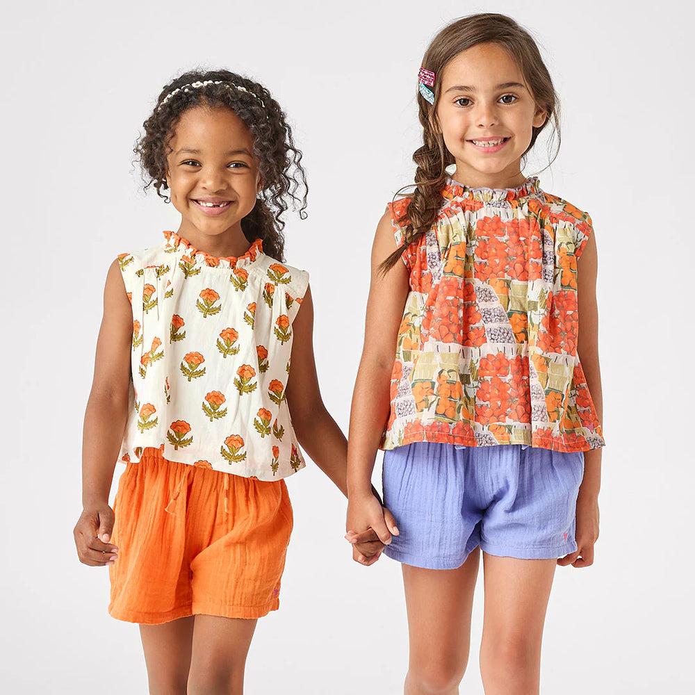 Girls Theodore Short - Deep Periwinkle