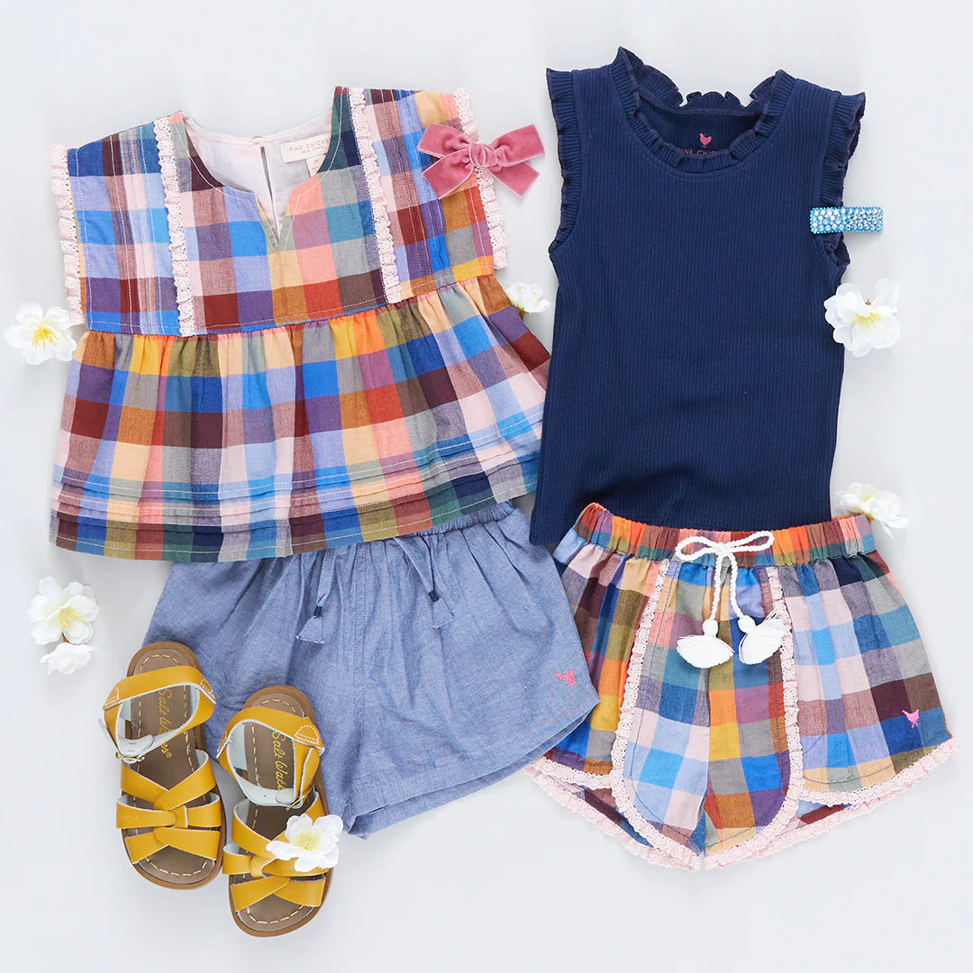 Girls Theodore Short - Chambray