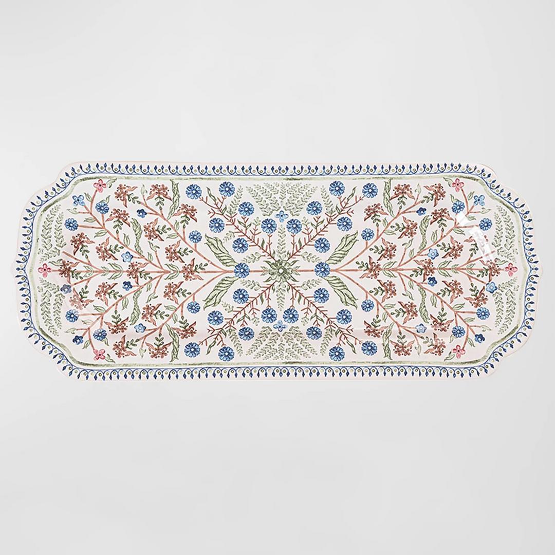 Villa Seville Hostess Tray - Chambray