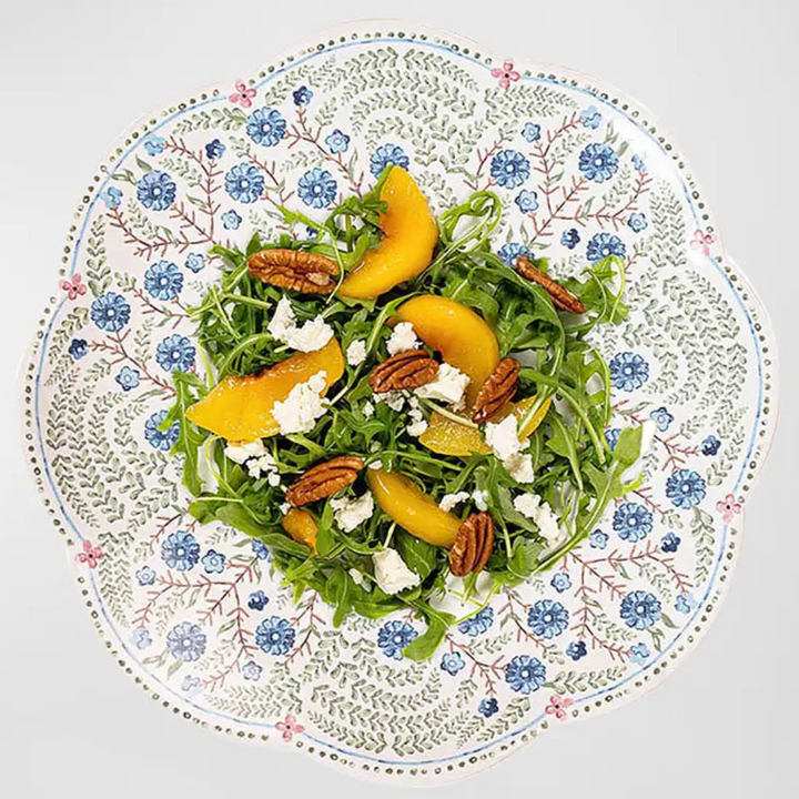 Villa Seville Scalloped Dessert/Salad Plate - Chambray