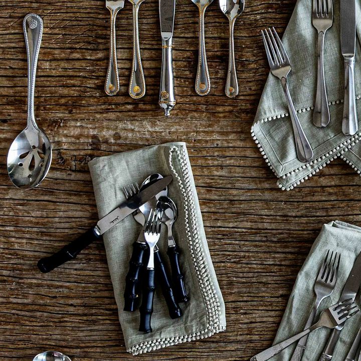Bamboo 20pc Place Setting - Black