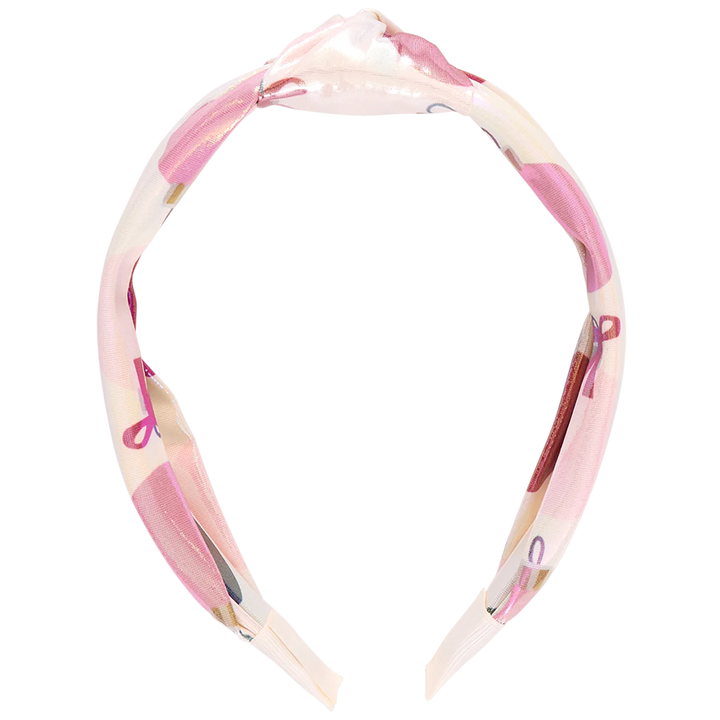 Girls Lame Holly Headband - Ornaments