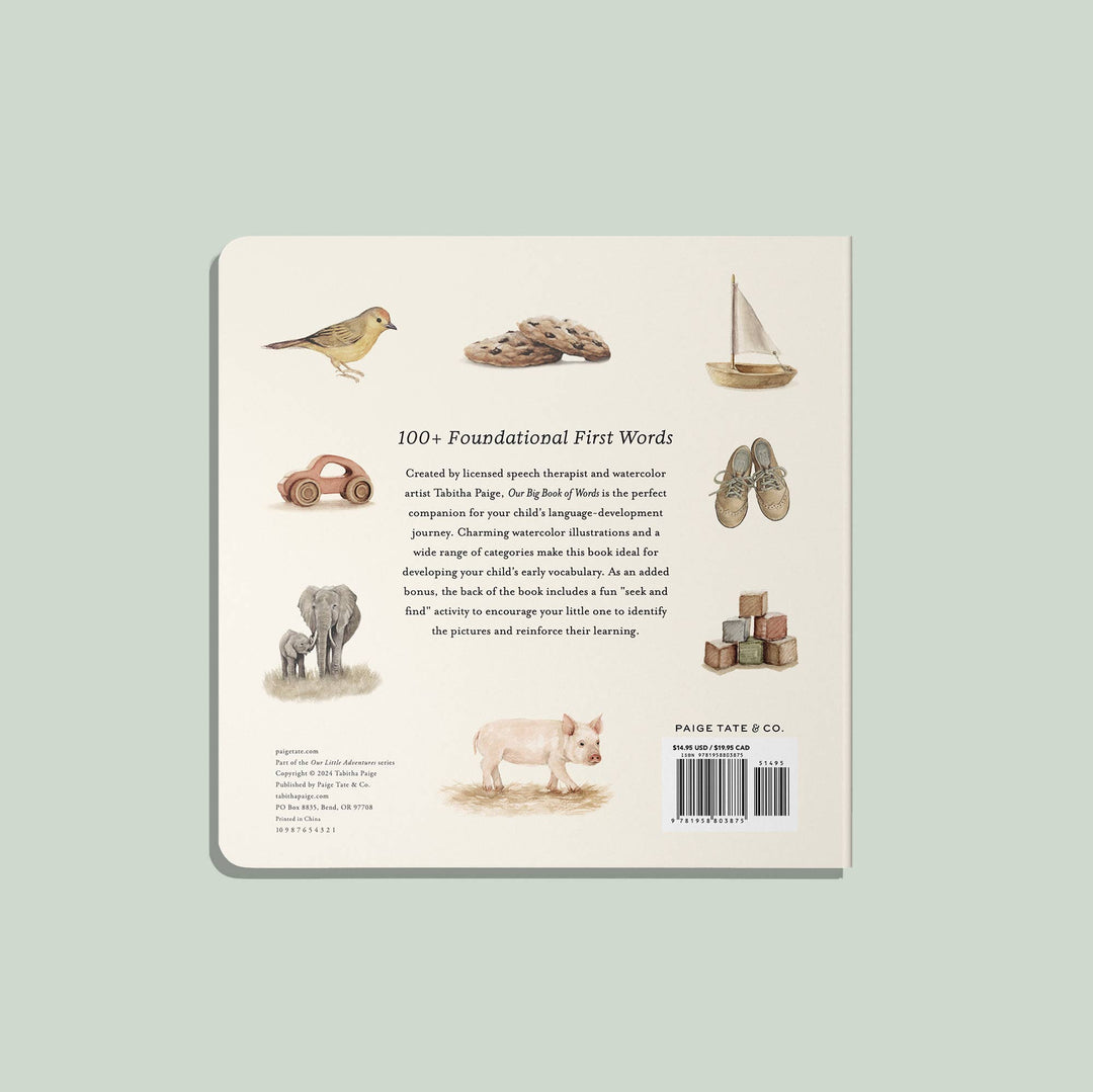 Back cover Paige Tate &amp; Co.&