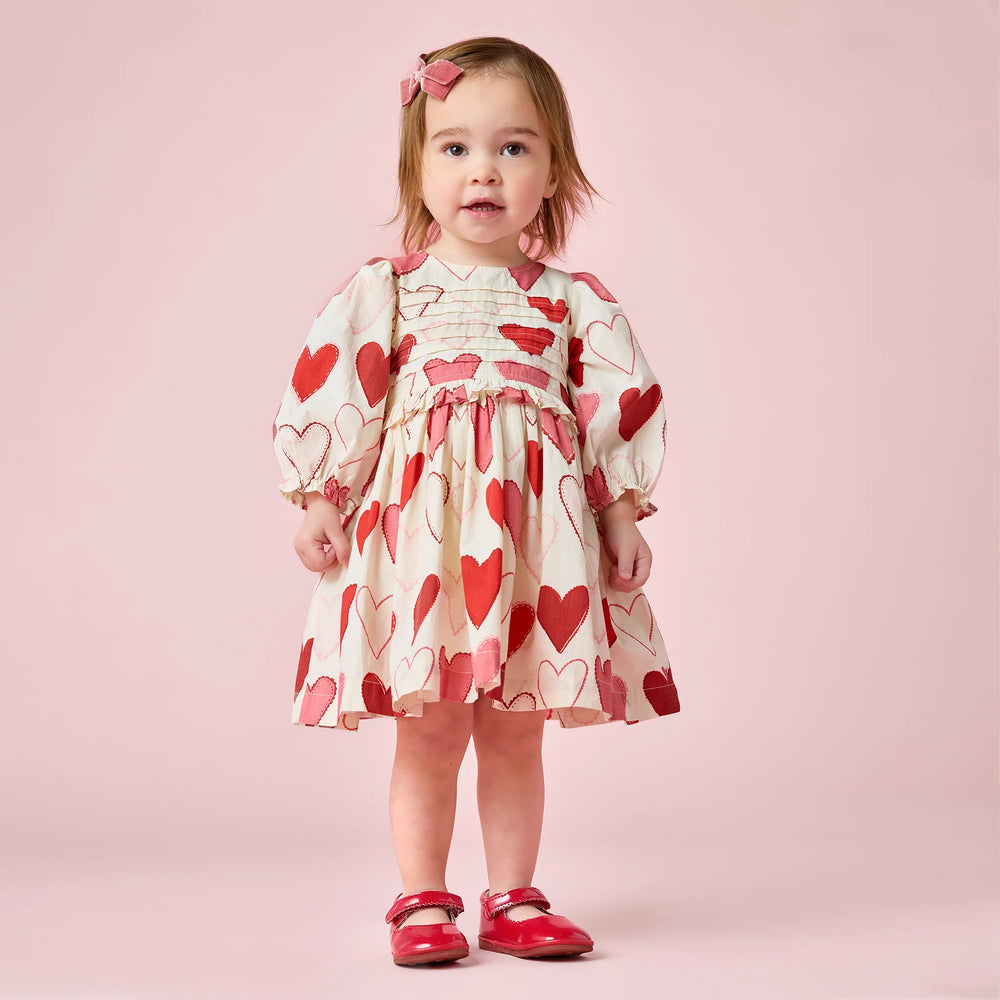 Baby Girls Renee Dress Set - Gradient Hearts