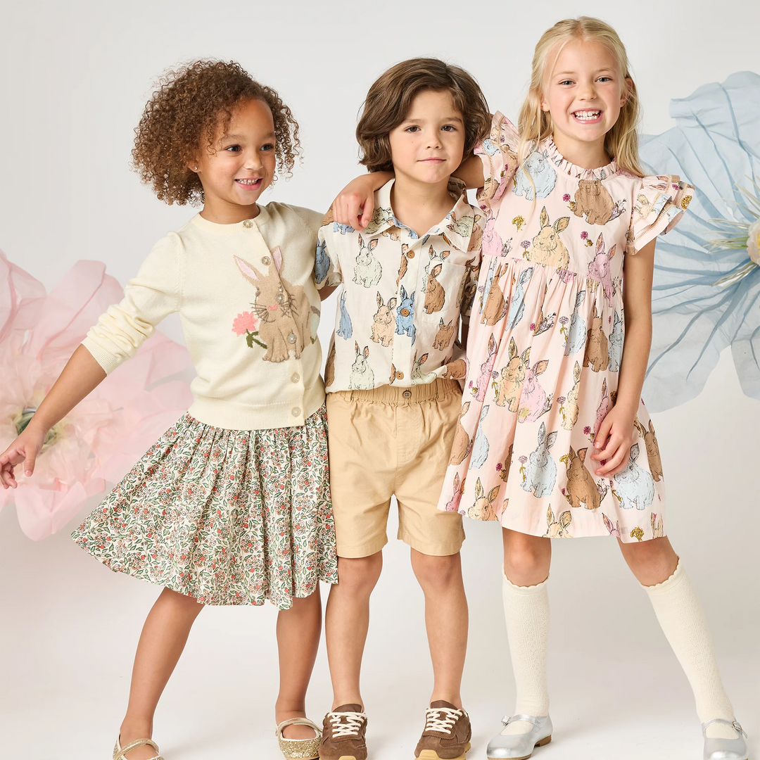 Girls Gianna Skirt - Yarrow Floral