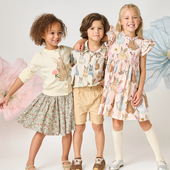 Girls Gianna Skirt - Yarrow Floral