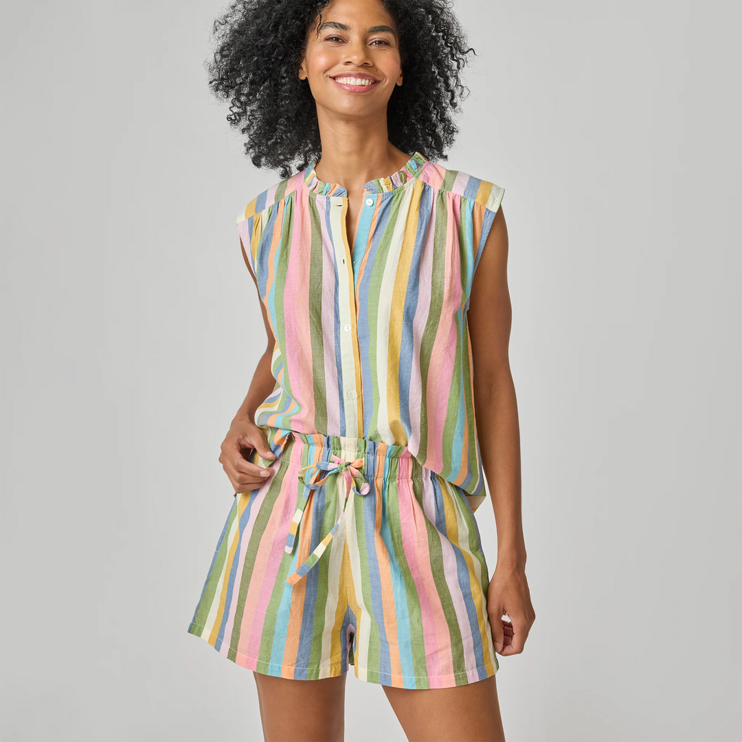 Womens Misha Top - Parade Stripe