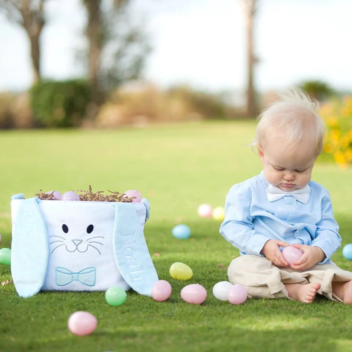 Hippity Hoppity Easter Basket - Blue