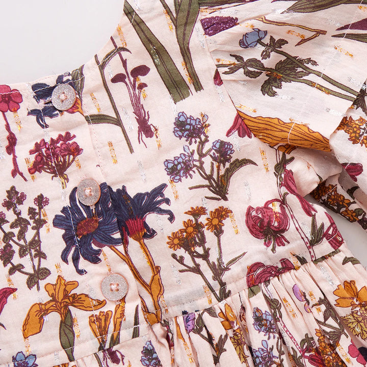 Girls Brooke Dress - Autumn Flowers