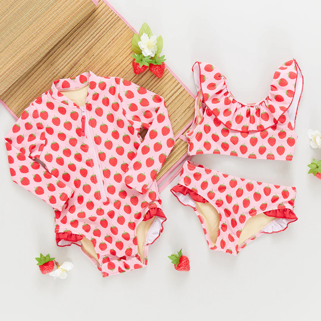 Baby Girls Arden Suit - Strawberries