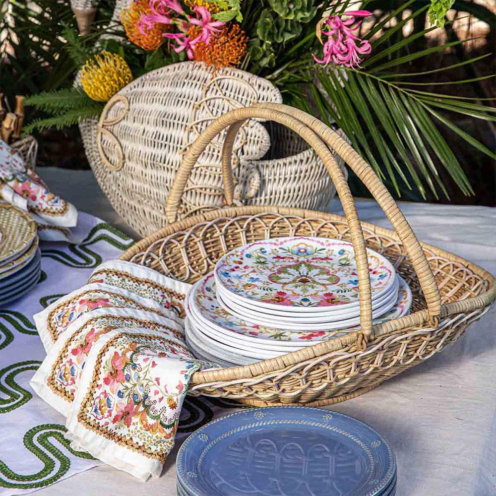 Sofia Melamine Dessert/Salad - Multi