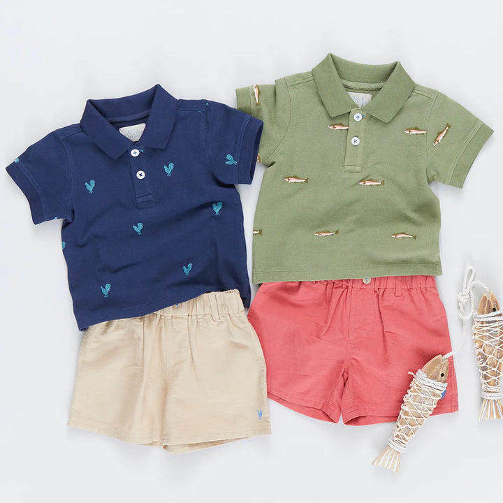 Boys Alec Shirt - Rainbow Trout