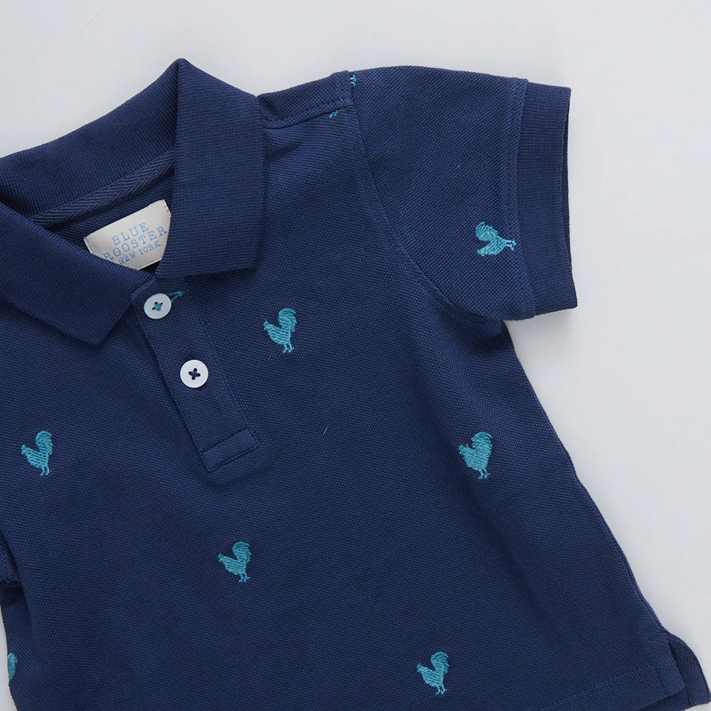 Boys Alec Shirt - Rooster Embroidery