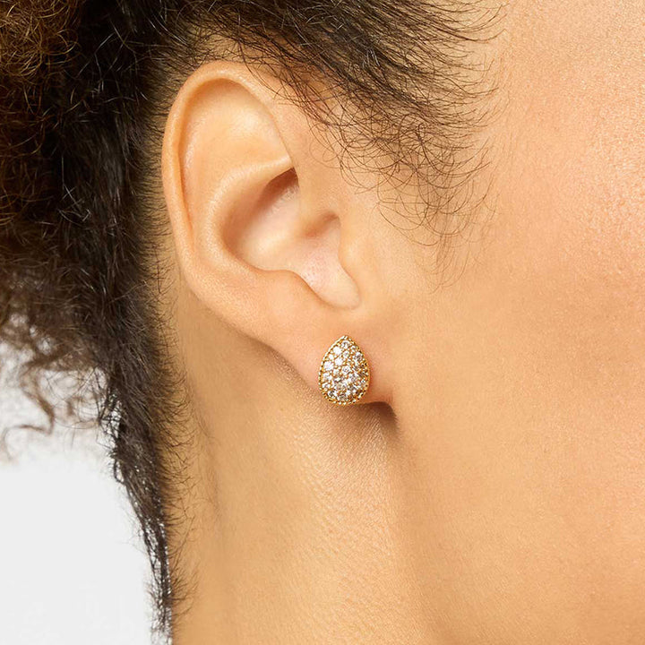 Luna Teardrop Stud