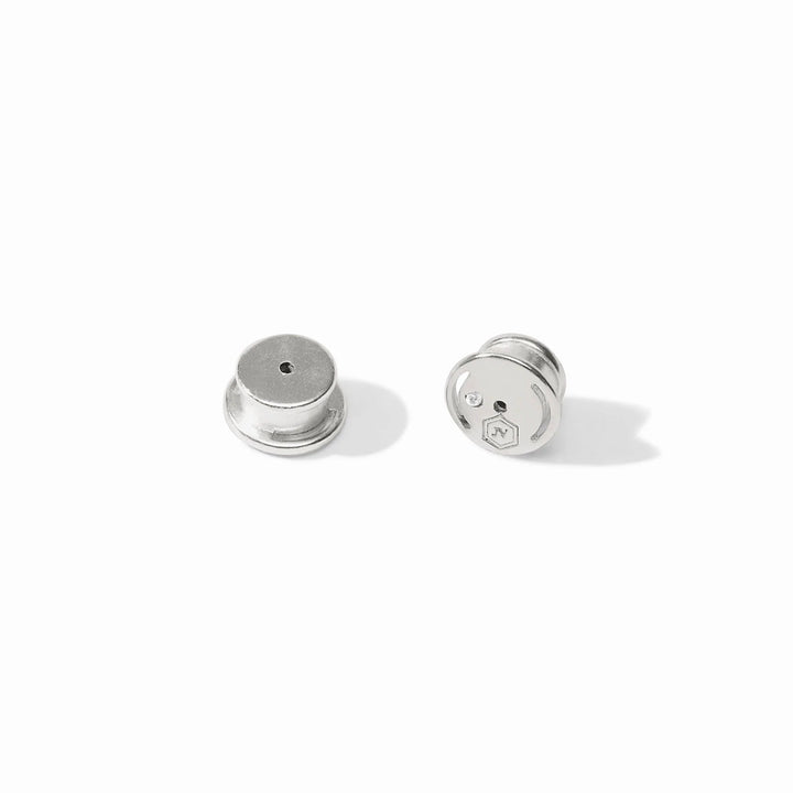 Silver earring backs for the Sahara Demi Doorknocker Earring