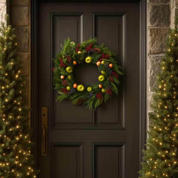 33" Mixed Fruit Wreath