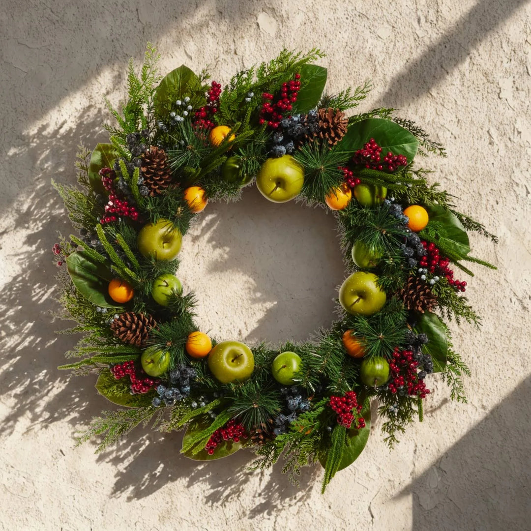 33" Mixed Fruit Wreath