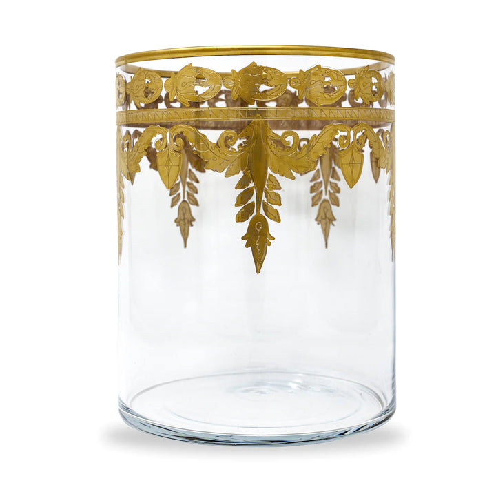 Baroque Gold Wastebasket