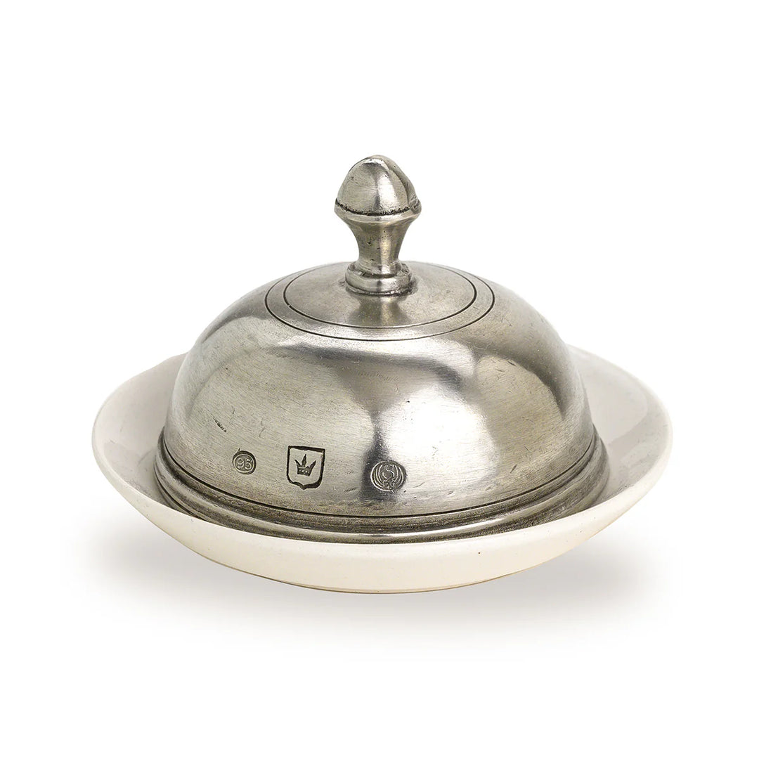 Tuscan Round Butter Dish