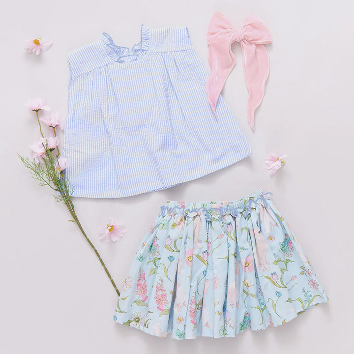 Girls Gianna Skirt - Botanical Bunnies