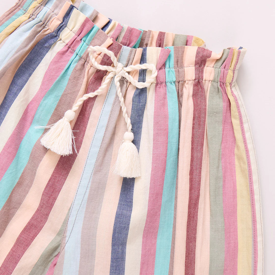 Girls Theodore Pant - Multi Vintage Stripe