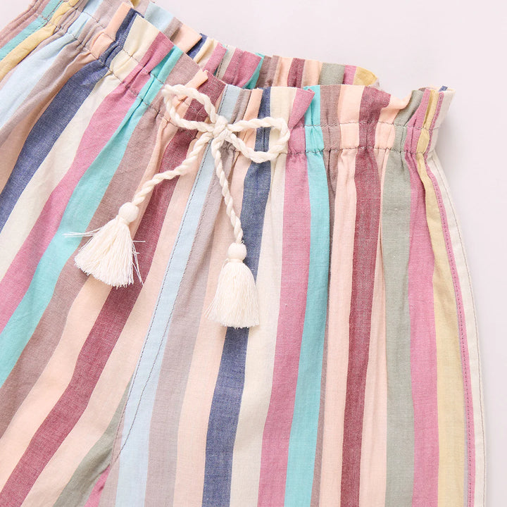 Girls Theodore Pant - Multi Vintage Stripe