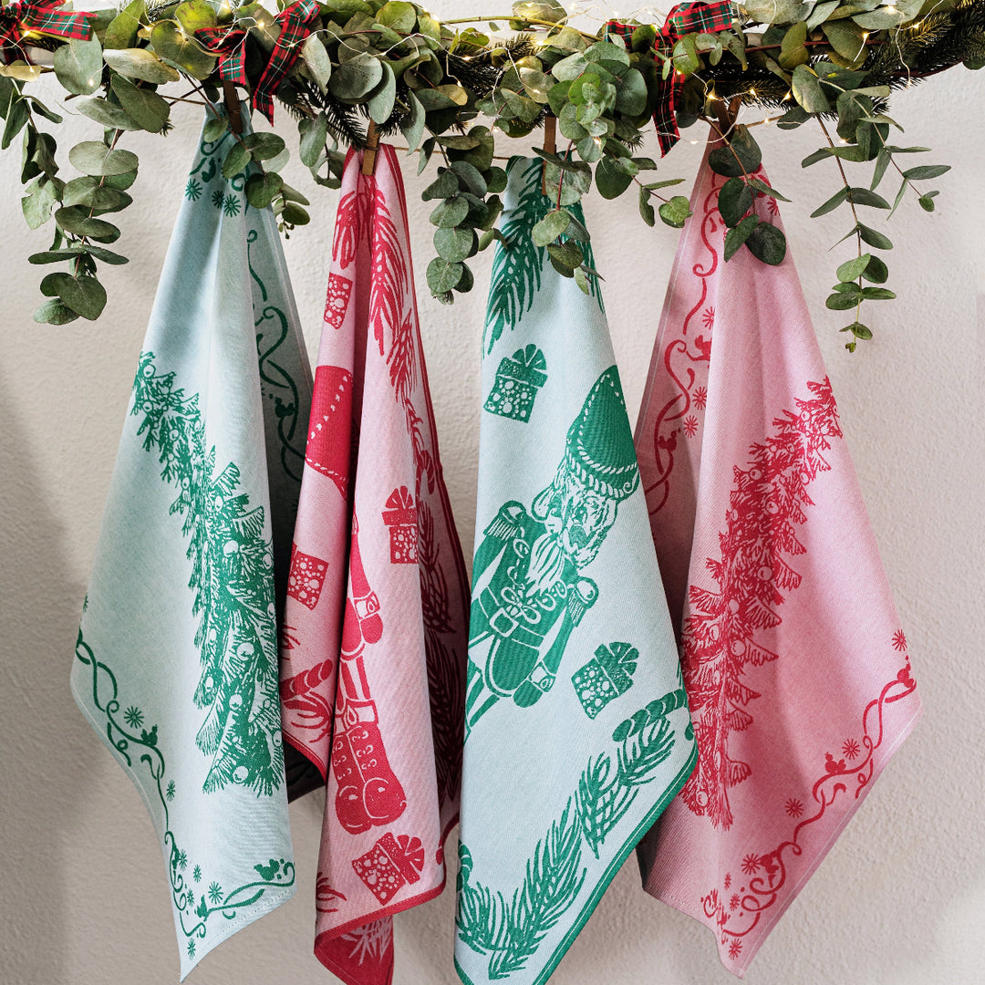 Strofinaccio Green Tree Dish Towels - Set of 2
