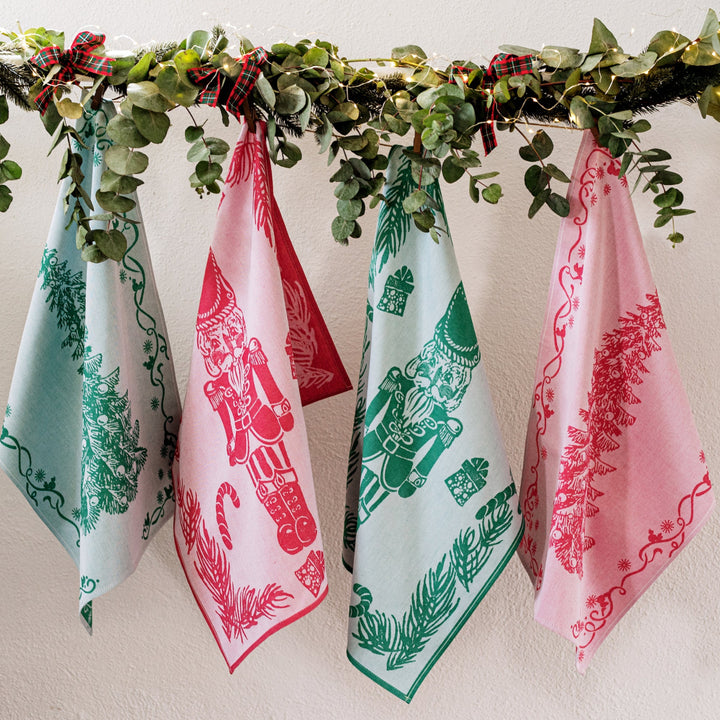 Strofinaccio Green Tree Dish Towels - Set of 2