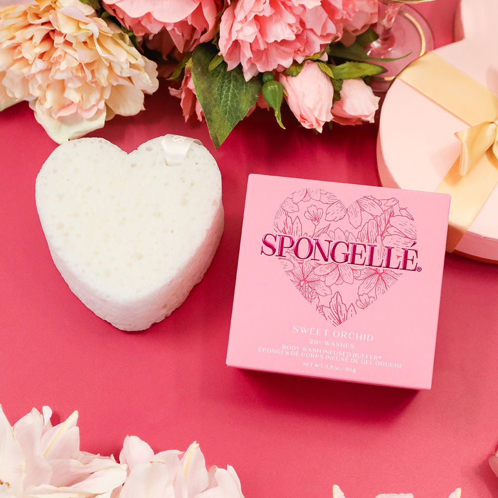 Spongellé Sweet Orchid | Heart Buffer