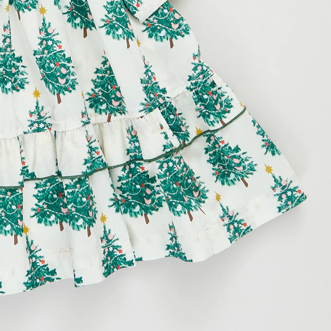 Girls Spencer Dress - Festive Forest