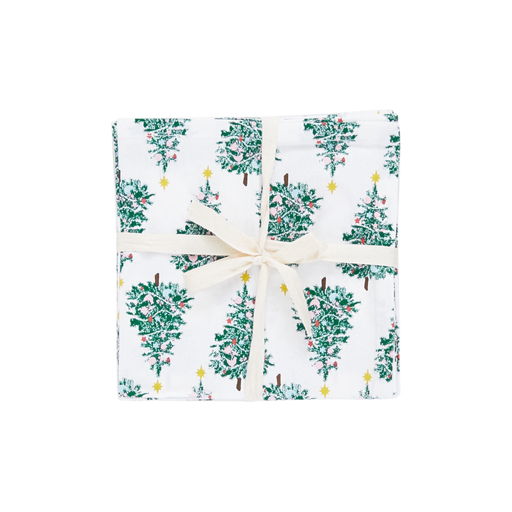 4-Pack Napkin Set - Festive Forest