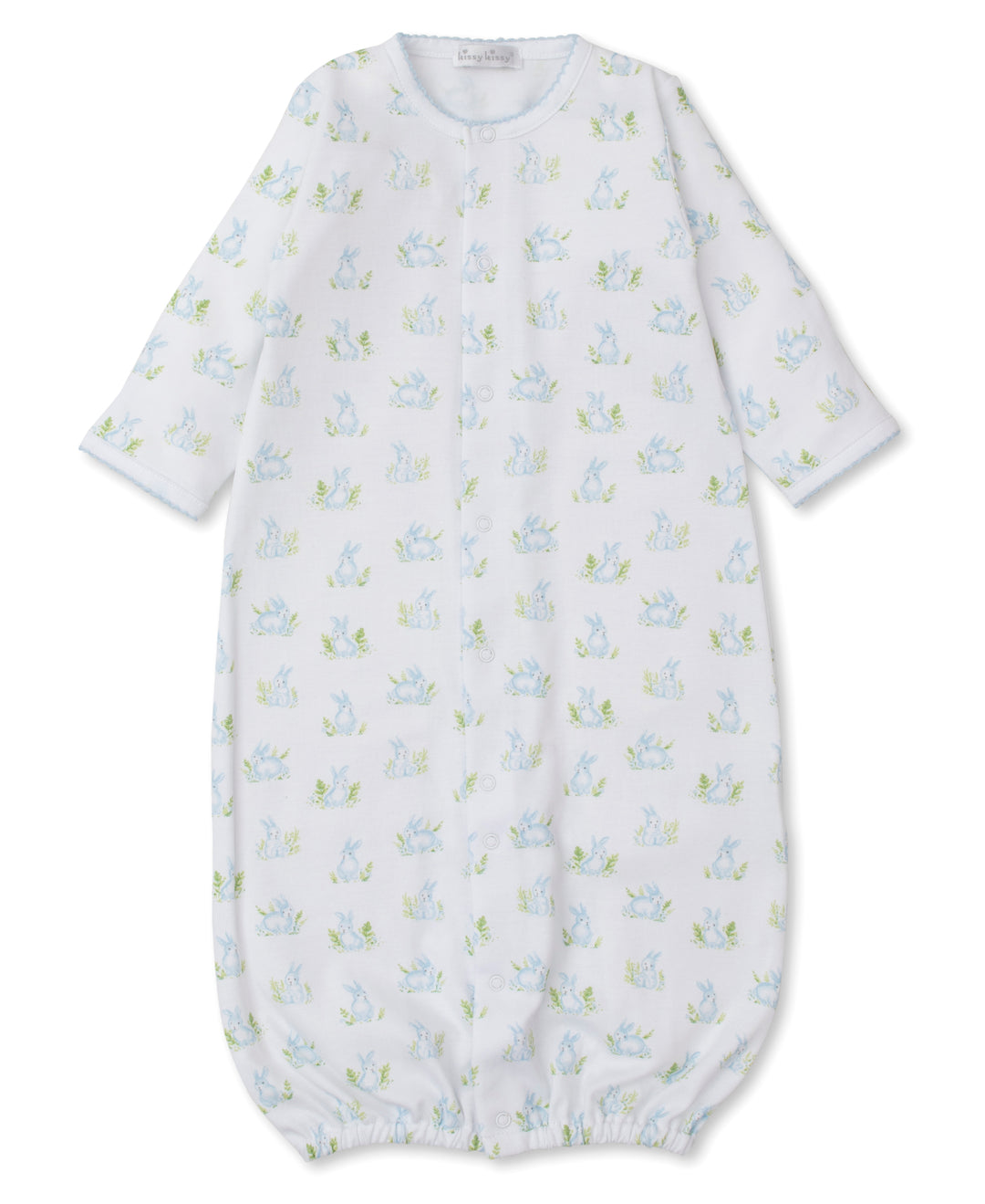 Cottontail Hollows: Light Blue Bunnies Print Converter Gown