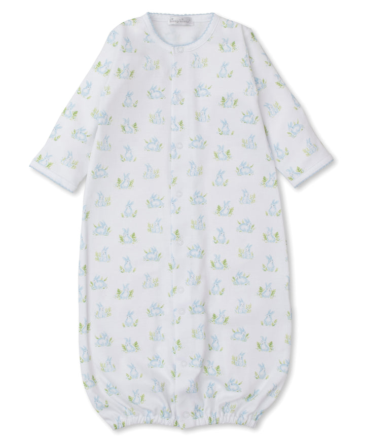 Cottontail Hollows: Light Blue Bunnies Print Converter Gown