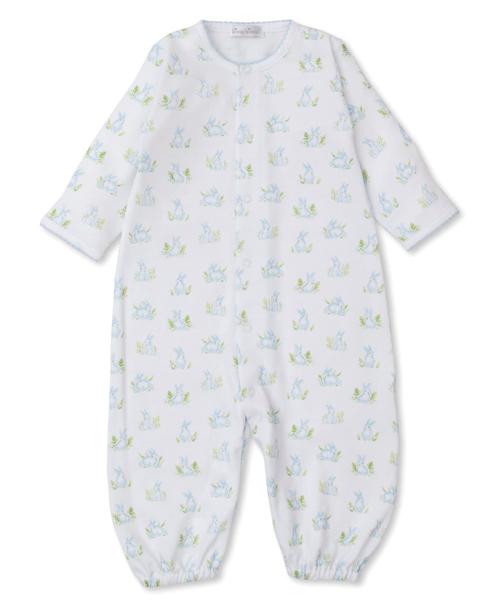Cottontail Hollows: Light Blue Bunnies Print Converter Gown