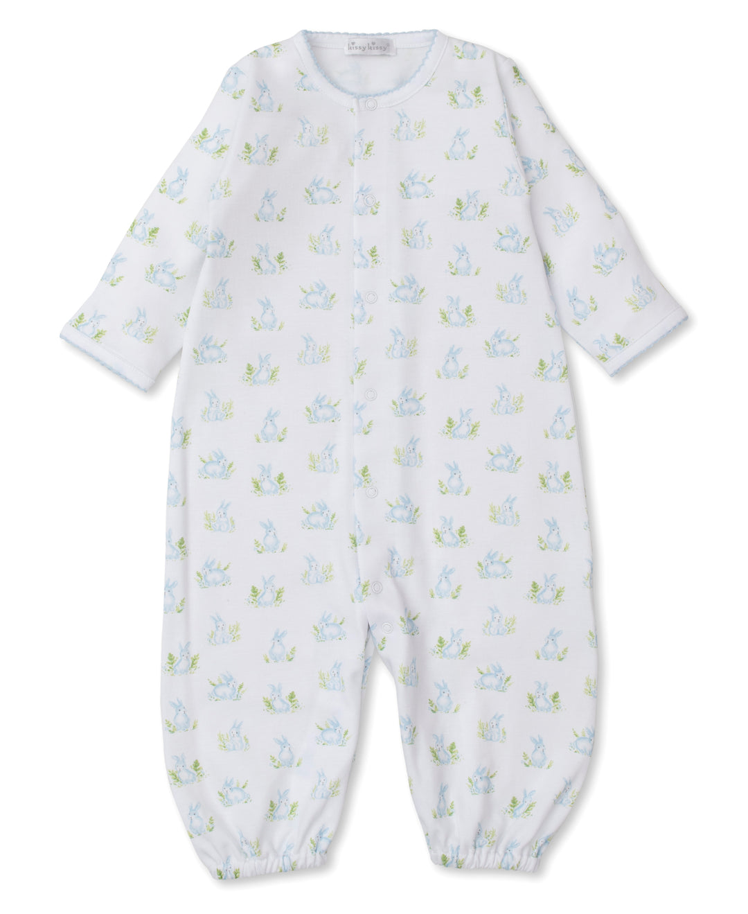 Cottontail Hollows: Light Blue Bunnies Print Converter Gown