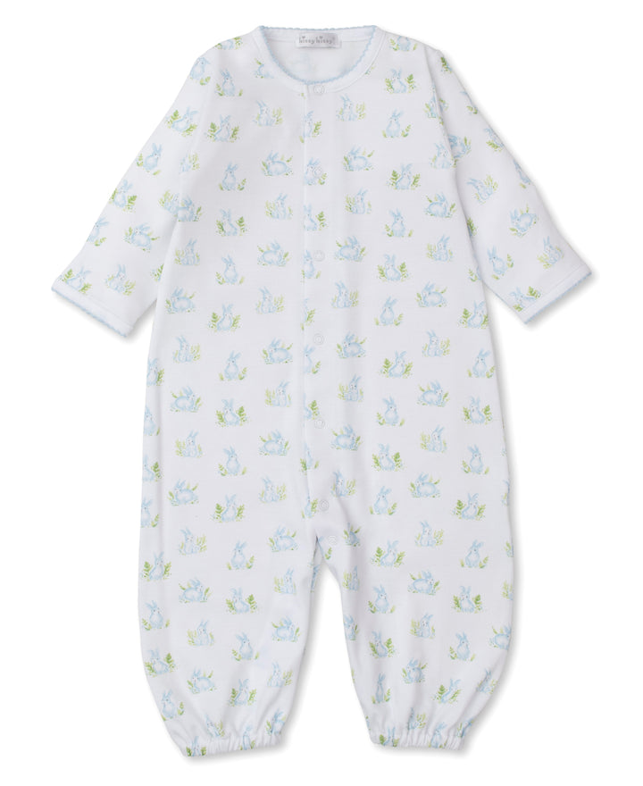 Cottontail Hollows: Light Blue Bunnies Print Converter Gown