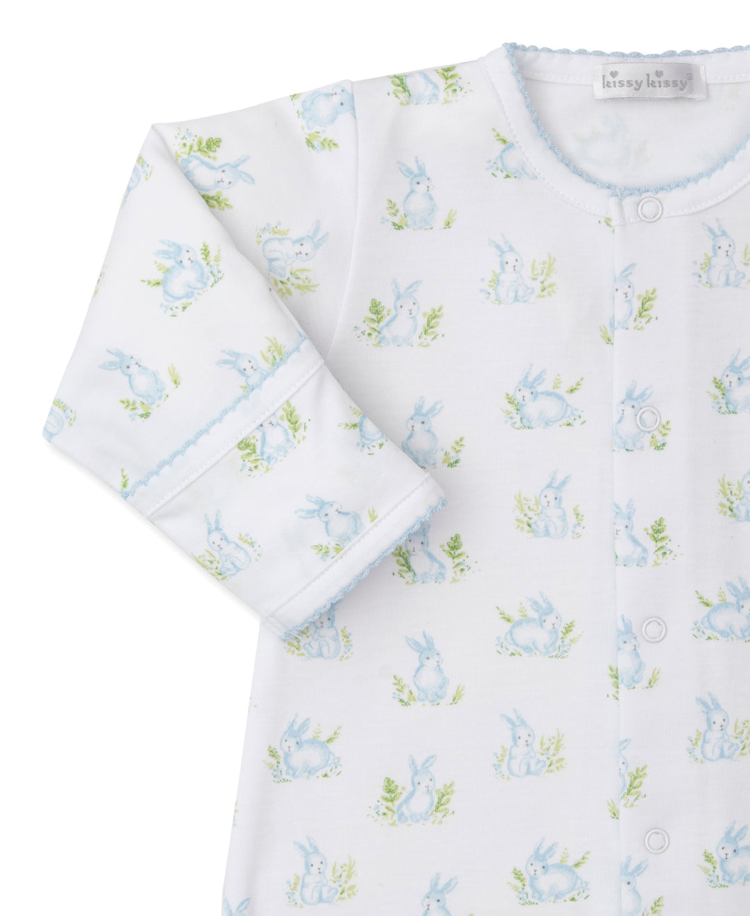 Cottontail Hollows: Light Blue Bunnies Print Converter Gown