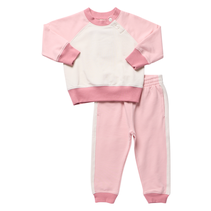 Coop Baby Puzzle Jogger Set - Pink Color Block