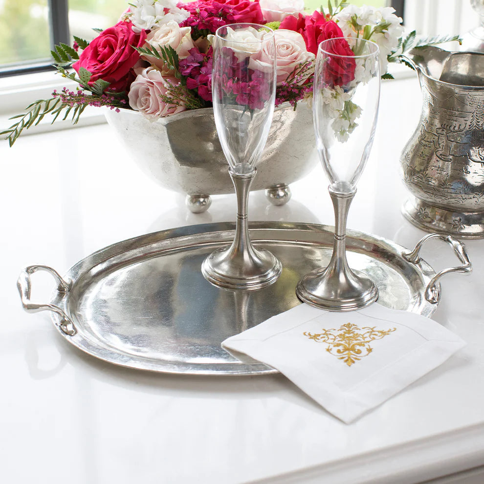 Vintage Medium Tray with Handles