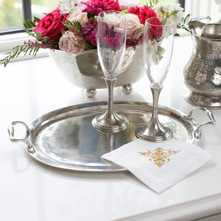 Vintage Medium Tray with Handles