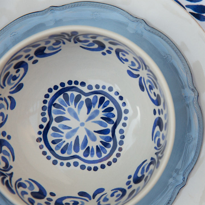 Iberian Cereal/Ice Cream Bowl - Indigo