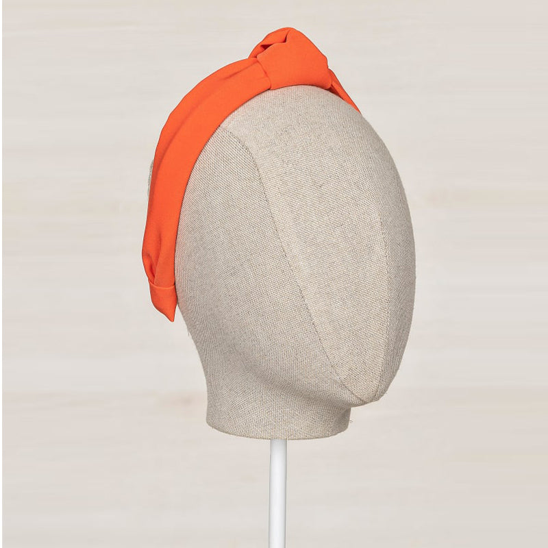 Grapefruit Knot Crepe Headband